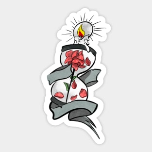 Time Petals Sticker